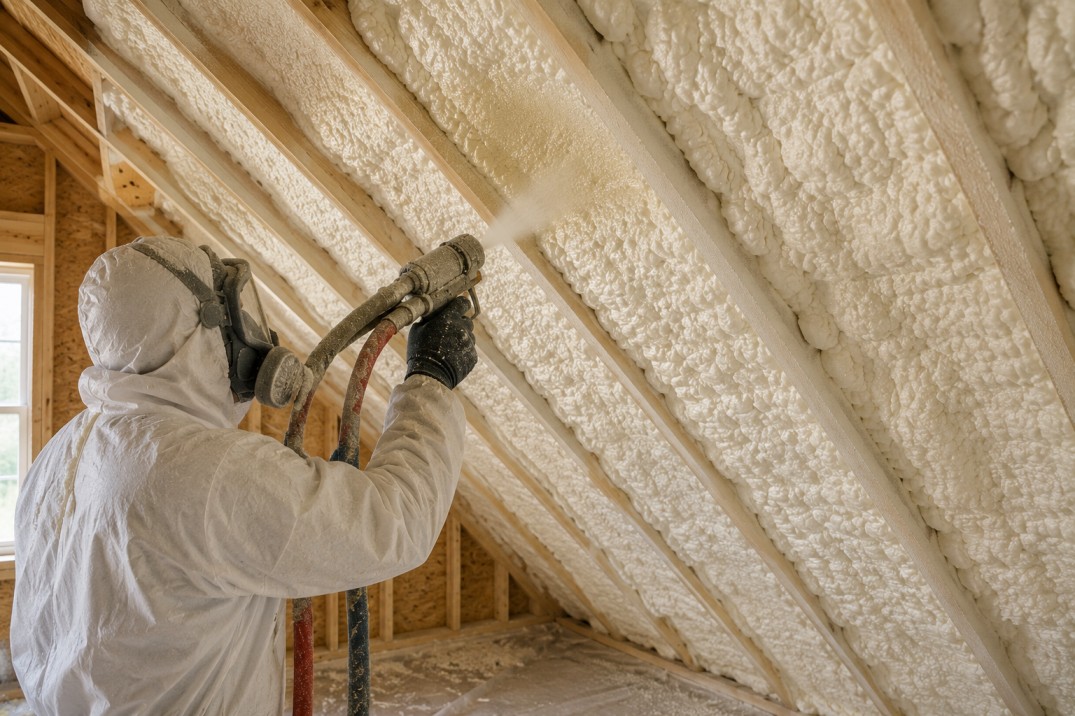 Spray foam insulation project – Broken Arrow, Oklahoma